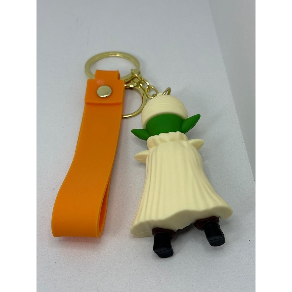 Dragon Ball Z Piccolo Rubber Keychain Figure with Orange Wrist Strap - Picture 5 of 6